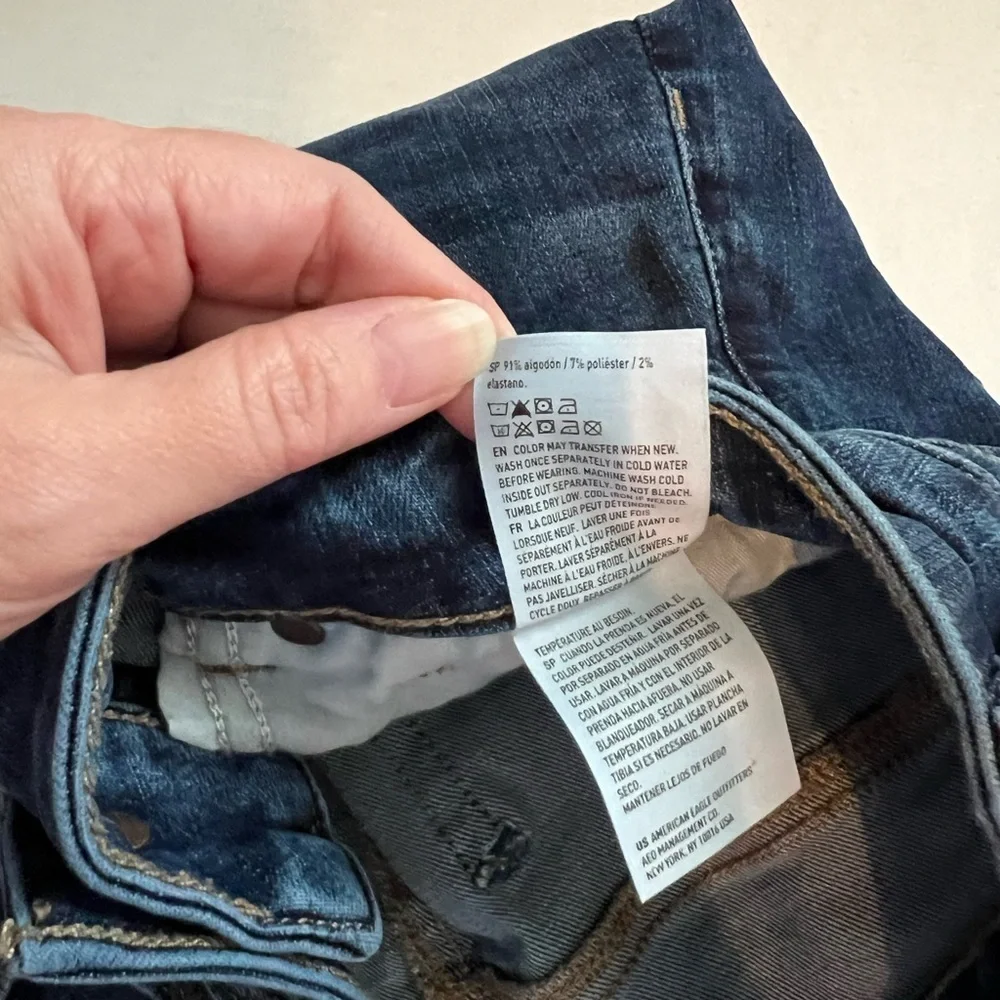 American Eagle Denim Hi-Rise Next level‎ Stretch Mini Skirt - Size 4